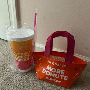 Dunkin' Donuts Cup and Tote Set